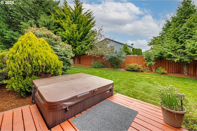 1551 S 14th Cir, Ridgefield, WA 98642 - deck featuring a covered hot tub