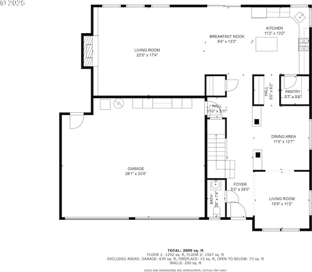 1551 S 14th Cir, Ridgefield, WA 98642 - view of floor plan / room layout