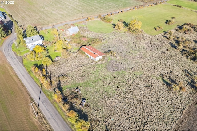 bird's eye view featuring a rural view