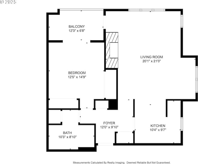 305 S Montgomery St Unit 404, Portland, OR 97201 - room layout