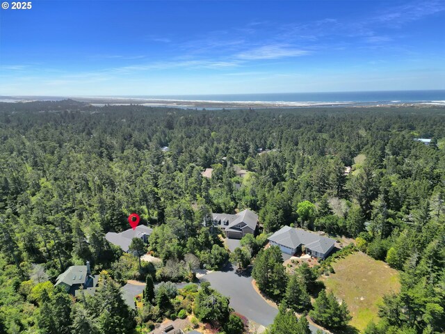 88005 Windleaf Way, Florence, OR 97439 - drone / aerial view featuring a forest view