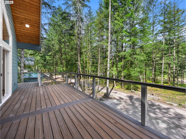 view of deck