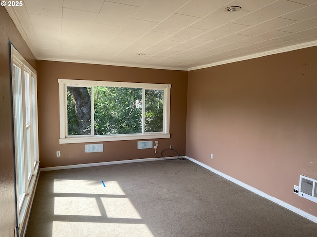 76464 High St, Oakridge, OR 97463 - carpeted spare room featuring ornamental molding and baseboards