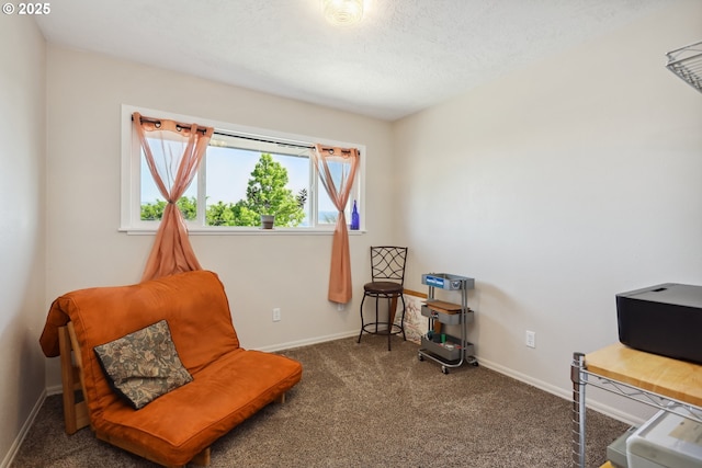1900 E 10th St, The Dalles, OR 97058 - sitting room featuring carpet floors and baseboards