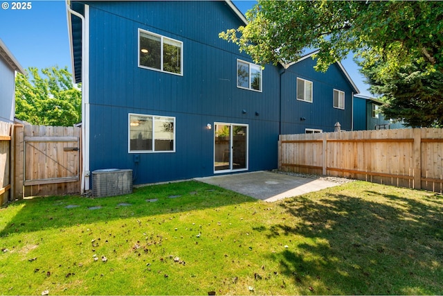 1608 NE 154th St, Vancouver, WA 98686 - rear view of house with a gate, a patio area, and central AC unit