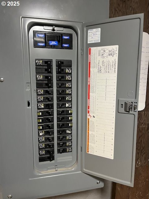 utilities with electric panel