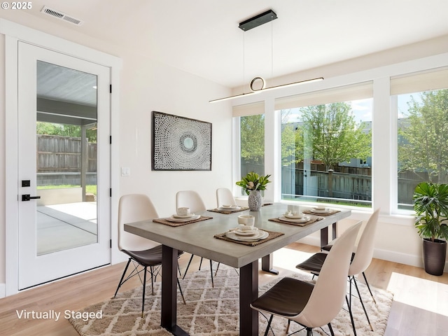 2650 NW Mt Ashland Dr, Mcminnville, OR 97128 - dining space with wood finished floors and healthy amount of natural light