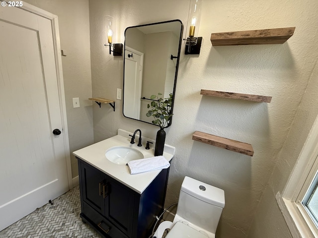 9036 SE Washington St, Portland, OR 97216 - half bathroom featuring vanity and toilet