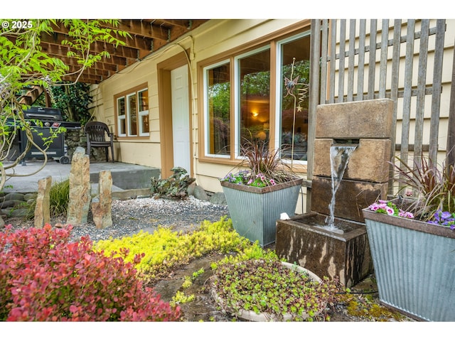 exterior space with a patio area