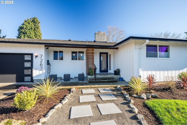 ranch-style house with a garage