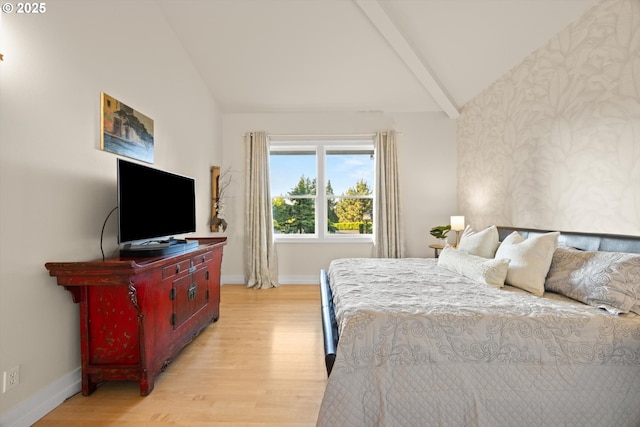 800 Rosemont Rd, West Linn, OR 97068 - bedroom featuring light wood finished floors, baseboards, and wallpapered walls