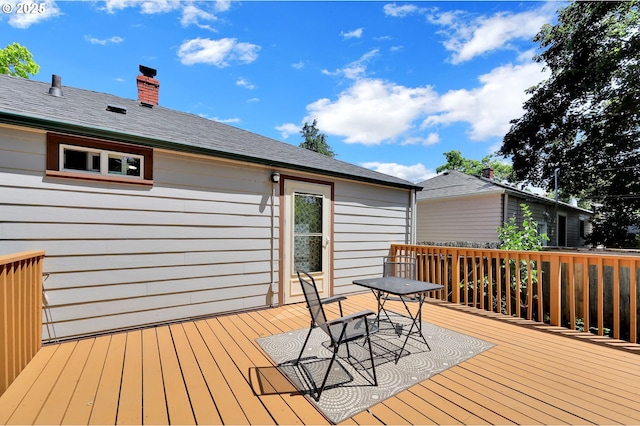 2674 Kincaid St, Eugene, OR 97405 - view of wooden terrace