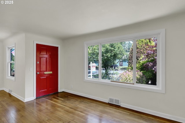 2674 Kincaid St, Eugene, OR 97405 - entrance foyer featuring wood finished floors, healthy amount of natural light, and baseboards