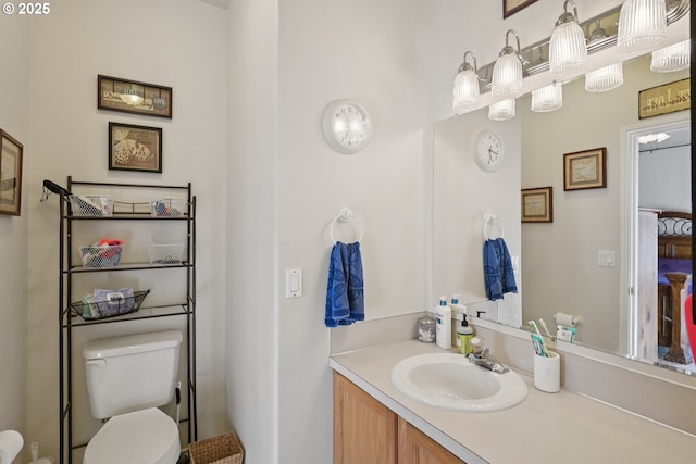 302 NW Elderberry Ln, Dallas, OR 97338 - bathroom with toilet and vanity