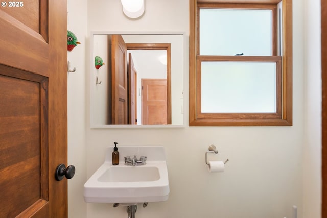 bathroom featuring a sink