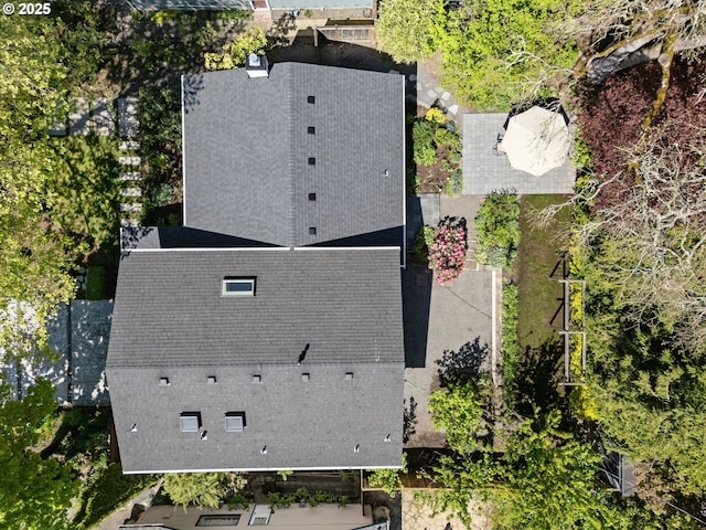 view from above of property