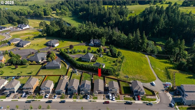 1712 W 12th St, La Center, WA 98629 - aerial view of property's location featuring a large body of water and nearby suburban area
