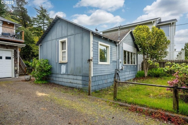 1745 Pearl St, Tillamook, OR 97141 - view of side of home with board and batten siding