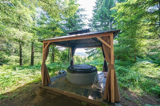 20131 Bridge Creek Rd SE, Silverton, OR 97381 - wooden deck featuring a gazebo