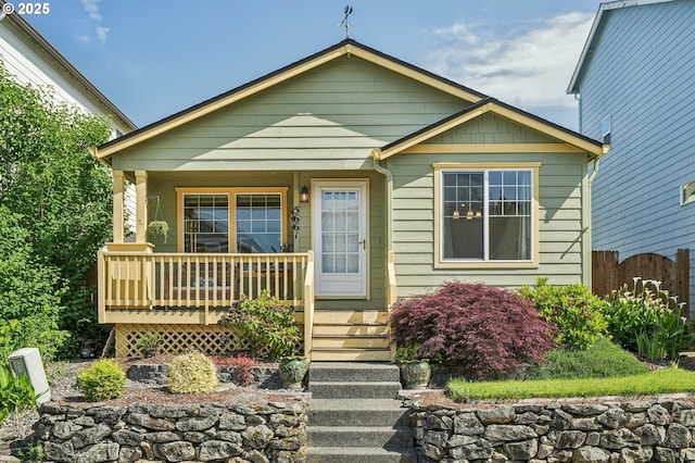 5661 J St, Washougal, WA 98671 - view of front of home with a porch