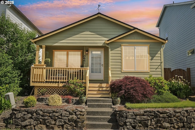 5661 J St, Washougal, WA 98671 - view of front facade featuring a porch