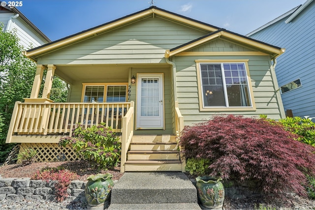 5661 J St, Washougal, WA 98671 - view of front of property featuring covered porch