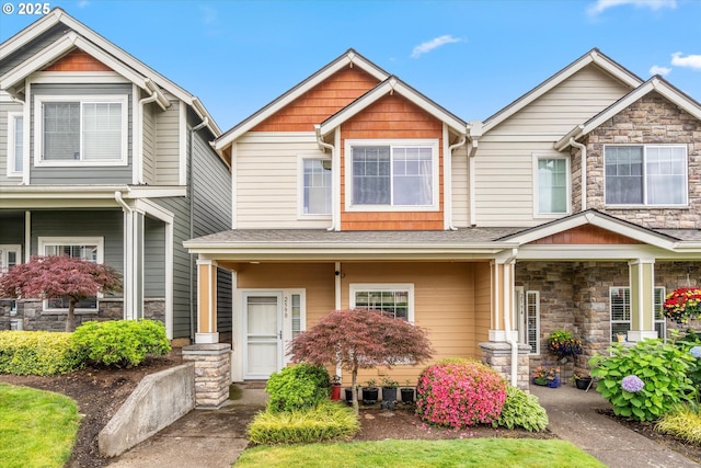 2590 NW 2nd Ter, Gresham, OR 97030 - craftsman-style house featuring stone siding and covered porch