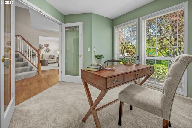 305 SW 169th Pl, Beaverton, OR 97006 - carpeted office featuring french doors