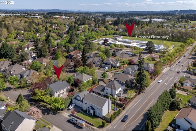 305 SW 169th Pl, Beaverton, OR 97006 - aerial overview of property's location with nearby suburban area