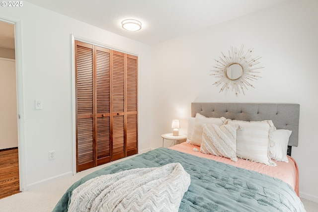 1505 NW 118th Ct, Portland, OR 97229 - carpeted bedroom featuring a closet and baseboards