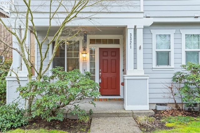 view of entrance to property