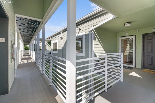 view of exterior entry