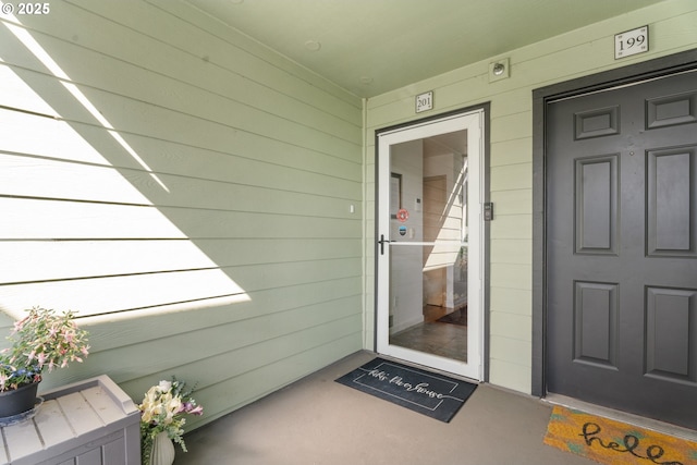 view of entrance to property