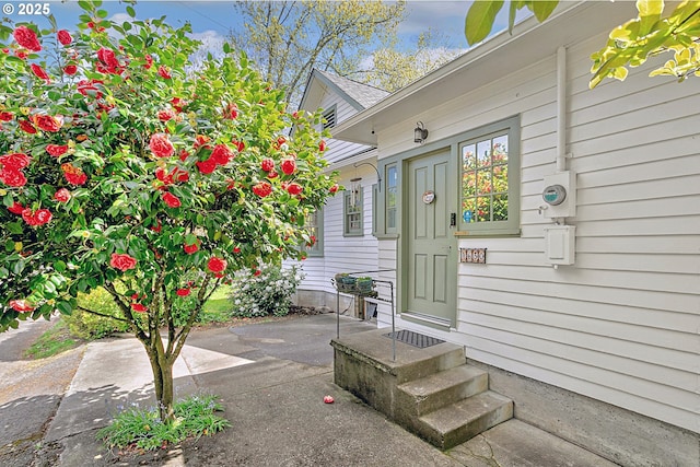 view of property entrance