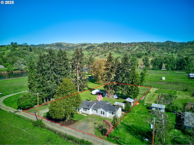1069 Little Valley Rd, Roseburg, OR 97471 - view of property location featuring property boundaries highlighted