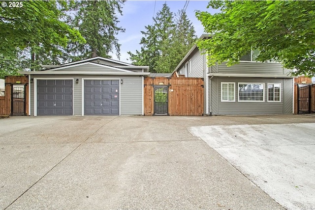 13616 SE Rhine St, Portland, OR 97236 - garage with concrete driveway