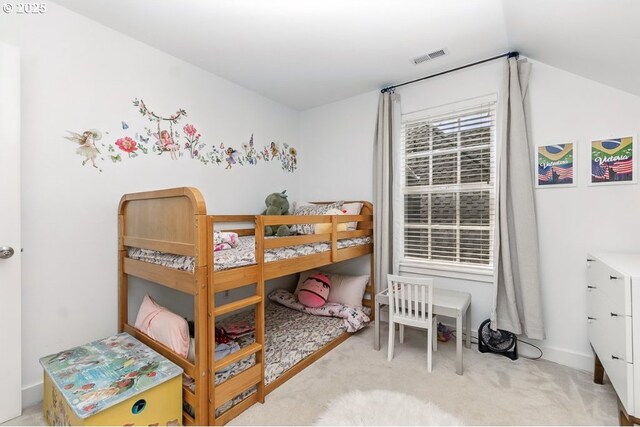 10272 NW Edgewood Dr, Portland, OR 97229 - bedroom with carpet and vaulted ceiling