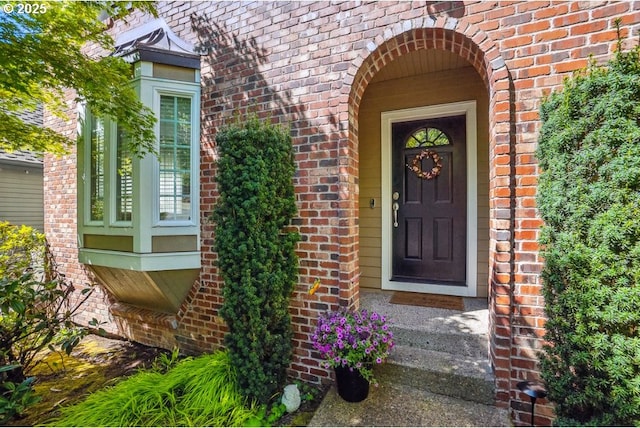 10272 NW Edgewood Dr, Portland, OR 97229 - entrance to property featuring brick siding