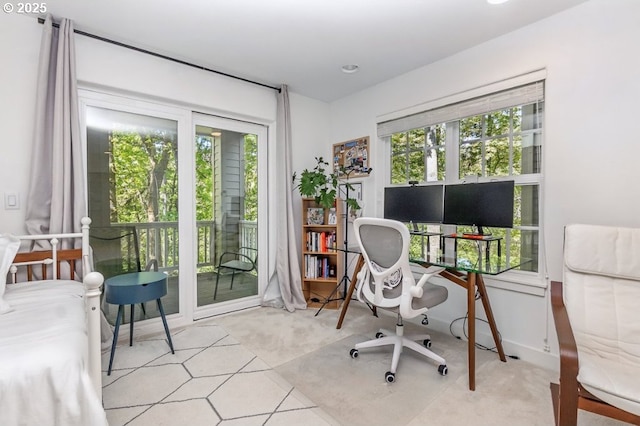 10272 NW Edgewood Dr, Portland, OR 97229 - carpeted office space with plenty of natural light