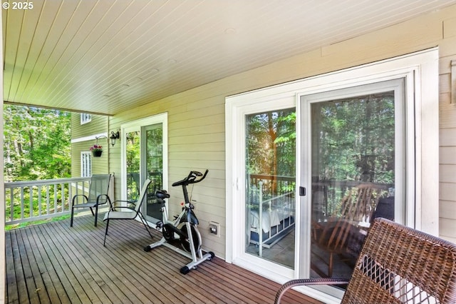 10272 NW Edgewood Dr, Portland, OR 97229 - view of wooden terrace