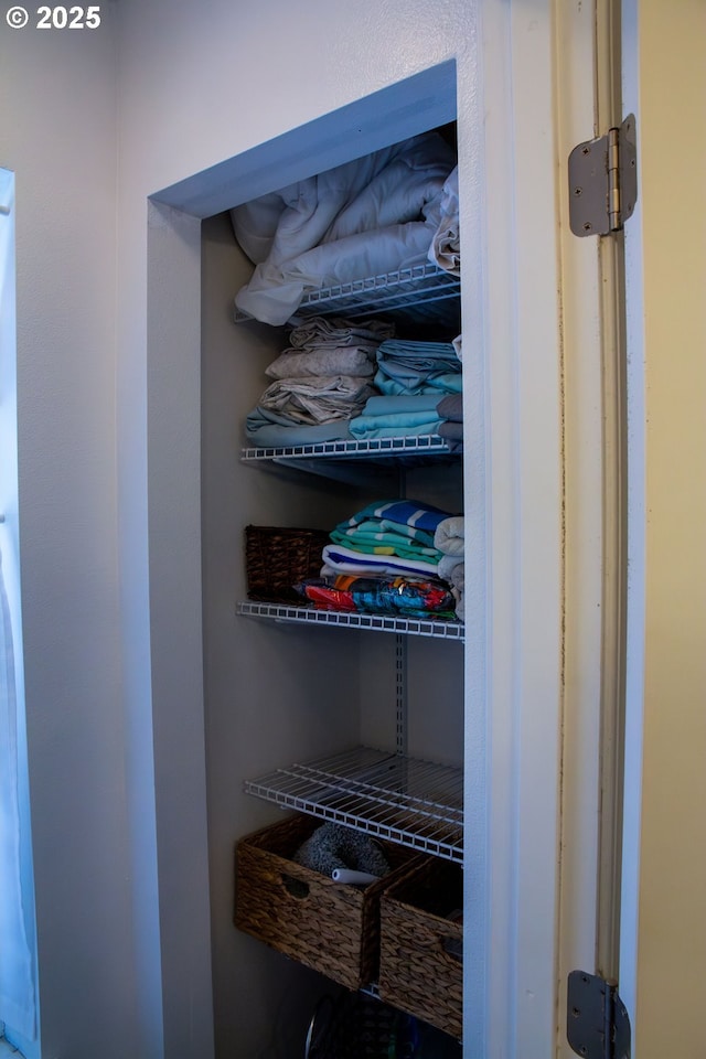 view of closet