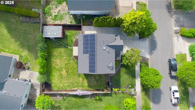 drone / aerial view