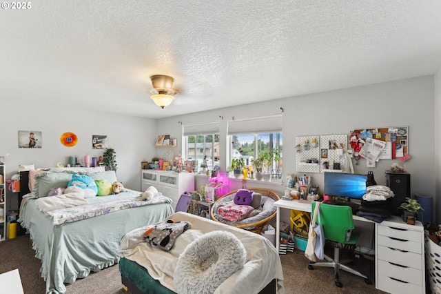 3490 Midway Ave NE, Salem, OR 97301 - carpeted bedroom with a textured ceiling