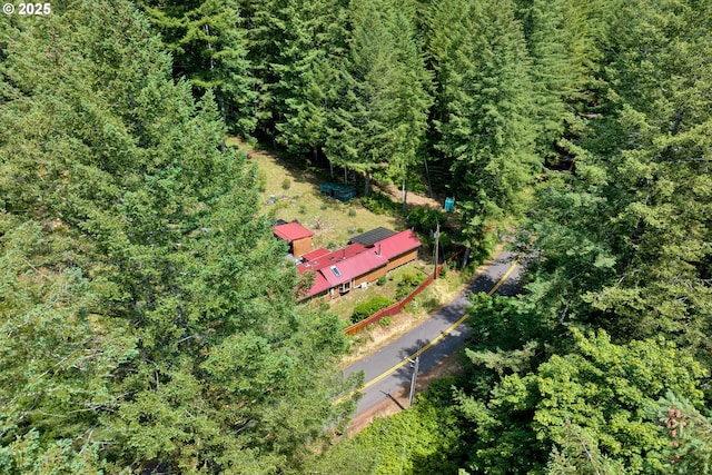 91625 W Fork Rd, Deadwood, OR 97430 - aerial view of property and surrounding area with a forest