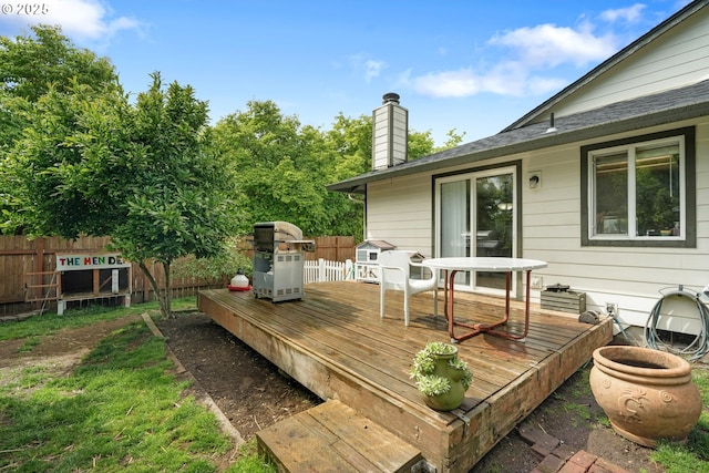 12705 NE 101st St, Vancouver, WA 98682 - wooden terrace with area for grilling