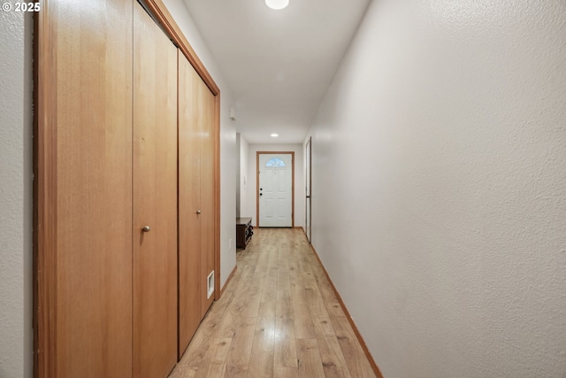 12705 NE 101st St, Vancouver, WA 98682 - hallway with light wood-type flooring, recessed lighting, and baseboards