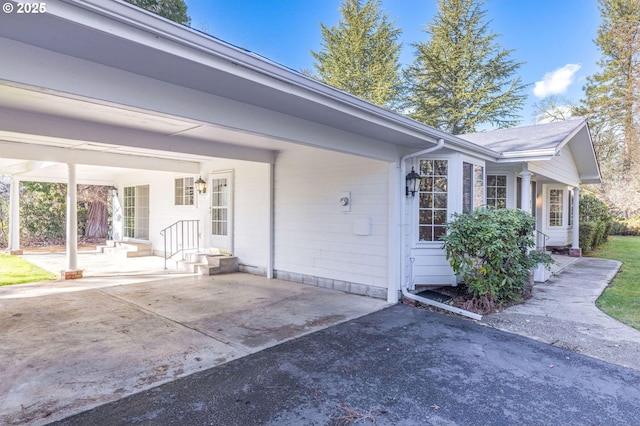 view of entrance to property