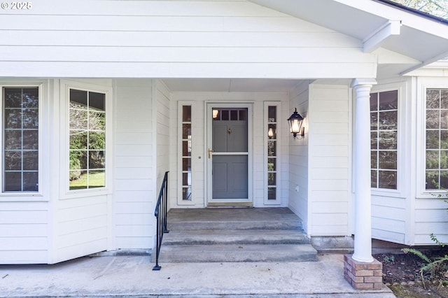 view of entrance to property