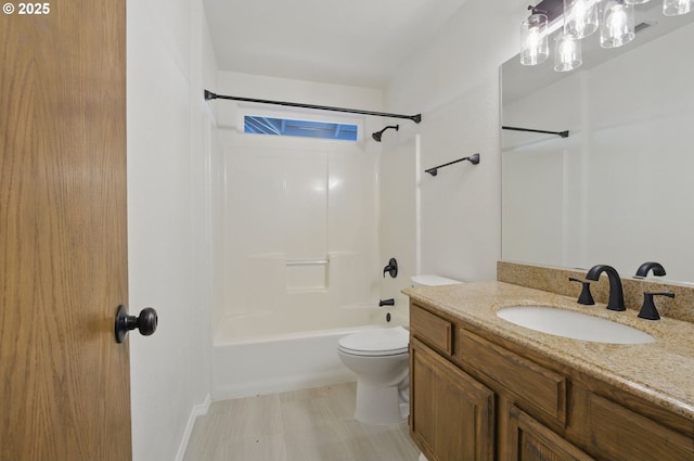 6765 SW 153rd Ave, Beaverton, OR 97007 - full bath with vanity, toilet, and washtub / shower combination