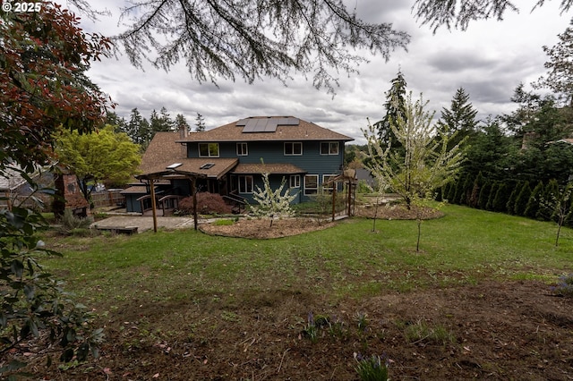 6765 SW 153rd Ave, Beaverton, OR 97007 - rear view of property featuring solar panels